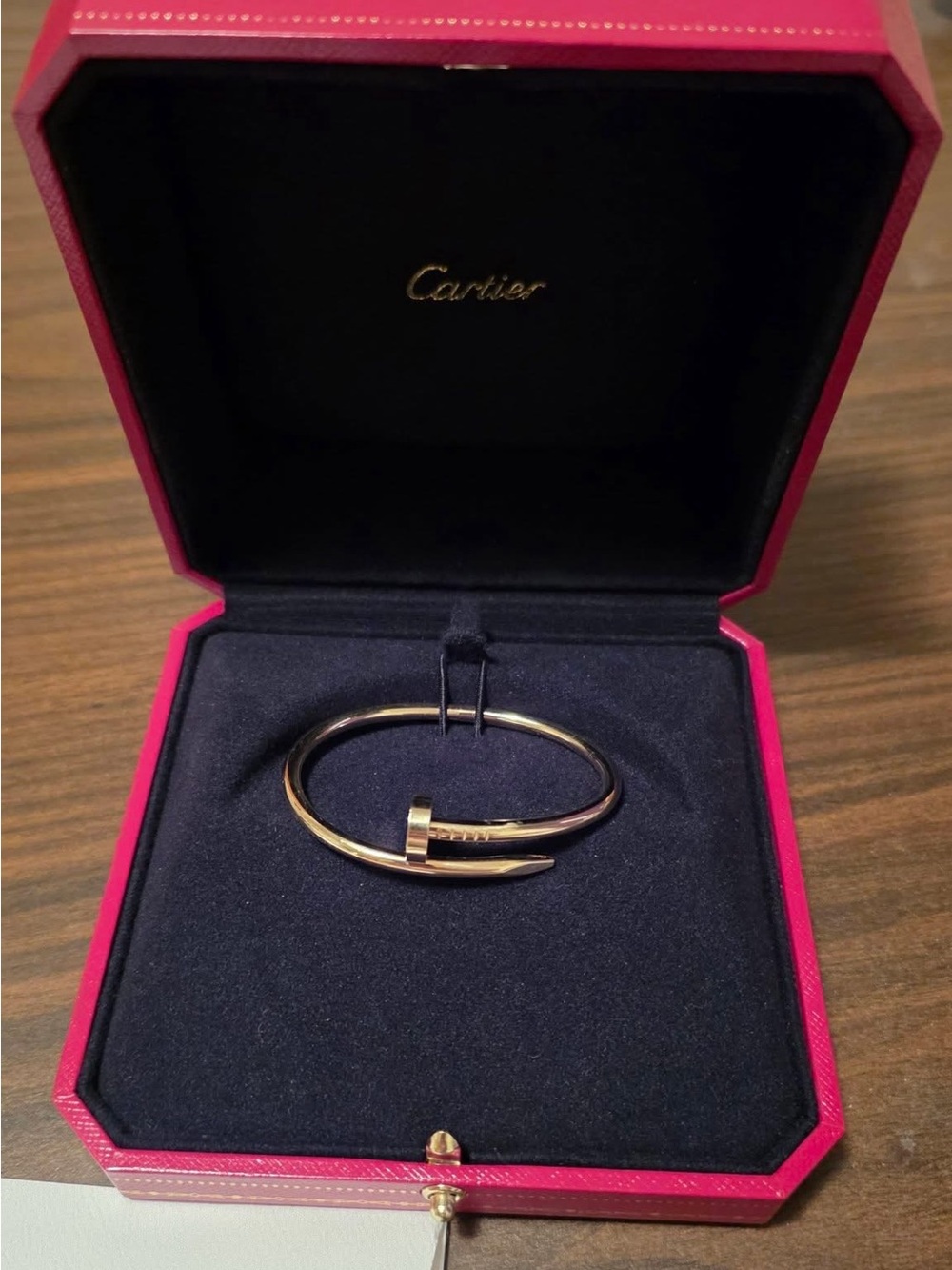 Cartier Juc Bracelet Classic Yellow Gold Size 15z